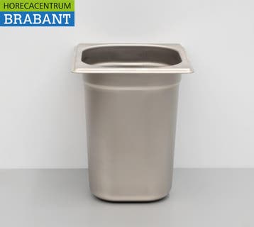 HCB, bac Gastronorm en acier inoxydable, bac GN 1/6,, Verzenden