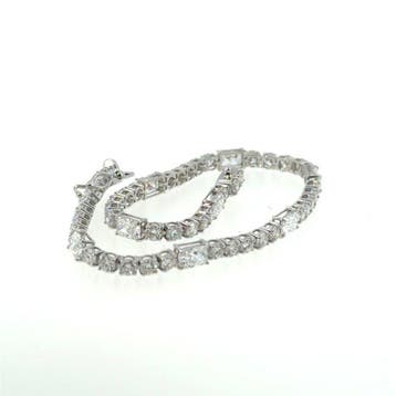 Armband - 14 karaat Witgoud - 6.10ct. tw. Diamant, Nieuw