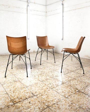 Kartell - Philippe Starck - Stoel (3) - P/Wood - Es met