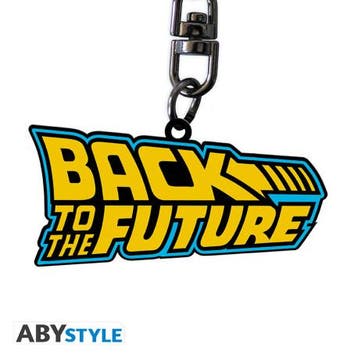 Back To The Future Logo Metalen Sleutelhanger, Collections, Ophalen of Verzenden