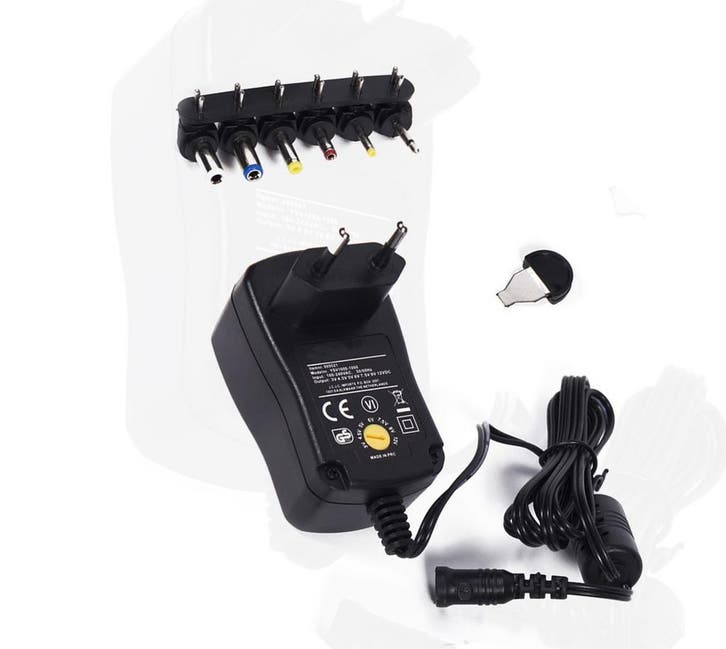 Universele adapter van 230V (AC) naar 3.0-12V (DC), 1000 mA, Doe-het-zelf en Bouw, Gereedschap | Overige machines, Nieuw, Verzenden