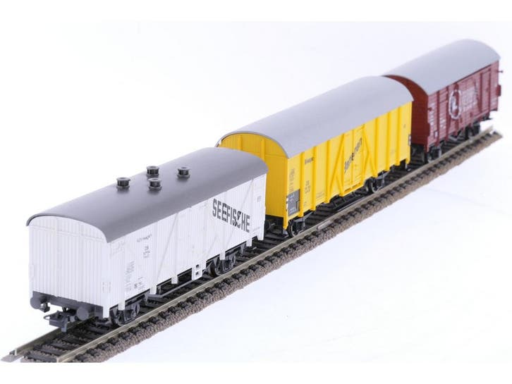 Schaal H0 Roco 46016, 46047 en 47040 set goederen wagens..., Hobby en Vrije tijd, Modeltreinen | H0, Gelijkstroom, Analoog, Gebruikt
