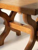 Kruk - Eik - Twee stoelen, Antiek en Kunst