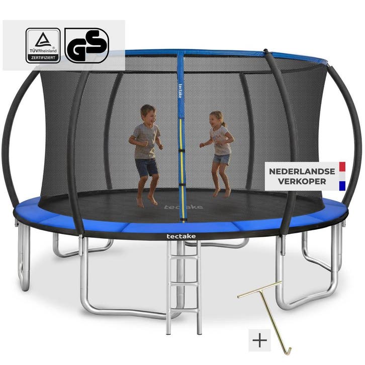 Trampoline Jumpy met veiligheidsnet - 366 cm, Kinderen en Baby's, Speelgoed | Buiten | Trampolines, Verzenden