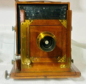 Ohne Marke Fieldkamera 5x7 mit Rapid Aplanat No. 2 |, Audio, Tv en Foto, Fotocamera's Analoog, Nieuw