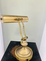 Bureaulamp - Koper - Art Deco Notaris lamp, Antiek en Kunst