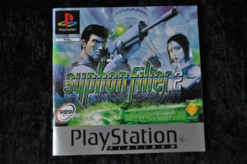 Syphon Filter 2 Playstation 1 PS1 Manual Only Platinum PAL, Verzenden, Nieuw