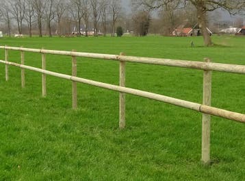 Houten omheining | Afrastering weiland | Hekwerk paardenbak, Nieuw, Hout