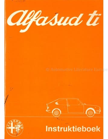 1977 ALFA ROMEO ALFASUD TI INSTRUCTIEBOEKJE NEDERLANDS, Ophalen of Verzenden