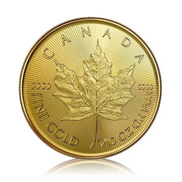 Gouden Maple Leaf munt 2026 1/10 troy ounce