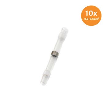 Soldeerhuls Waterdicht Wit (0.2-0.5mm) 10 Stuks, Ophalen of Verzenden