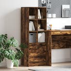 vidaXL Highboard met lade Rook Eiken 45,5 x 34 x 127 cm, Verzenden, Nieuw