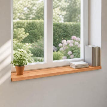 vidaXL Raamprofielen 2 st Gevoerd 120 x 30 x 2 cm Massief, Verzenden