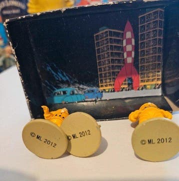 ML - Tintin - 3 - Tintin, Capitano Haddock e Milù in tute, Nieuw