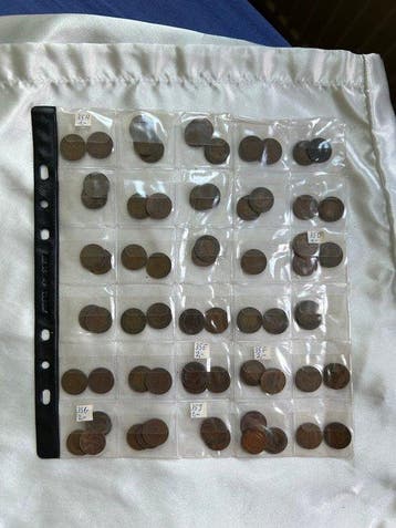 Duitsland. Lot of 110+ Coins various metals and, Postzegels en Munten