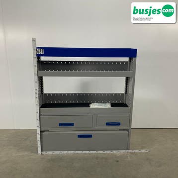 Sortimo alu bedrijfswagen inrichting 1270x360x1430mm (2687), Verzenden, Gebruikt