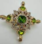 Kenneth Jay Lane - Verguld - Broche, Antiek en Kunst