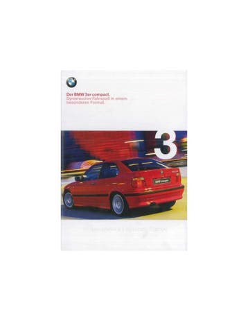 2000 BMW 3 SERIE COMPACT BROCHURE DUITS, Ophalen of Verzenden, Nieuw