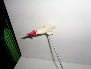 biller - Jouet en étain - sky rocket spiel mechanisch space