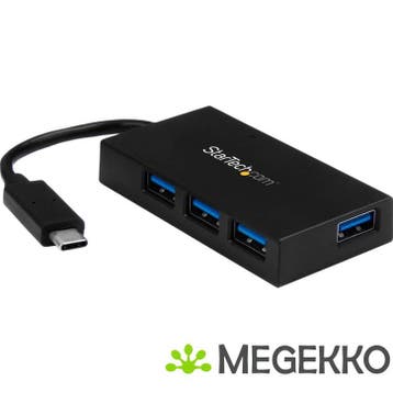 StarTech.com 4-poorts USB 3.0 Hub USB-C naar 4x USB-A met, Verzenden, Nieuw