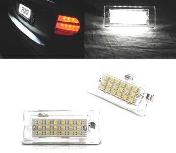 ÉCLAIRAGE PLAQUE D´IMMATRICULATION POUR BMW X5 E53 X3 LED, Auto-onderdelen, Verzenden, Nieuw