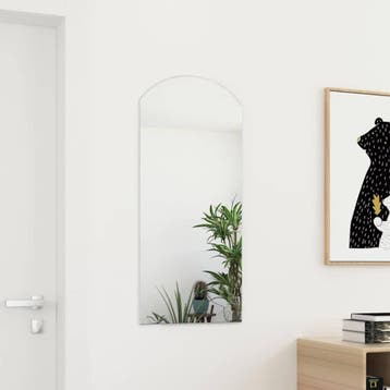 vidaXL Spiegel 90x45 cm glas, Huis en Inrichting, Verzenden, Nieuw