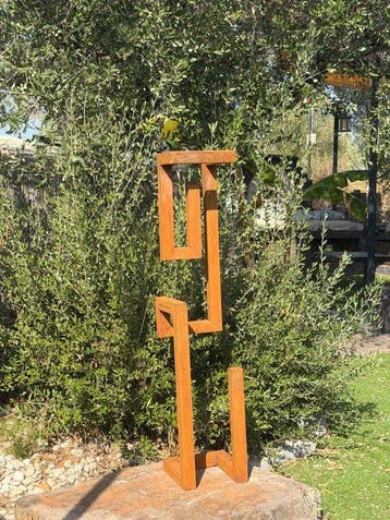 Ana Lucia B.M - Sculpture Corten - XL - No Reserve