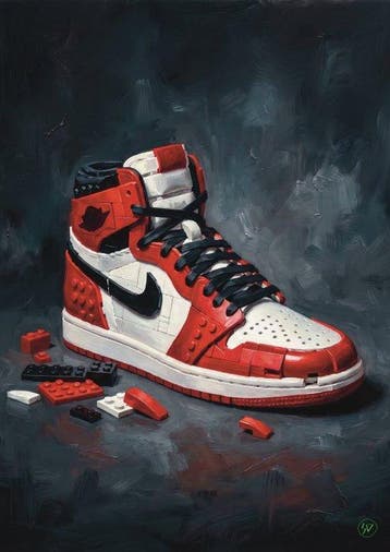 SDIMART - Nike Air Jordan Lego Art Bricks Limited Edition