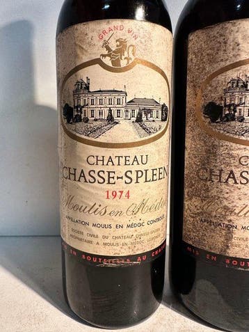 1974 Chateau Chasse-Spleen - Moulis-en-Medoc Grand Vin - 2, Collections