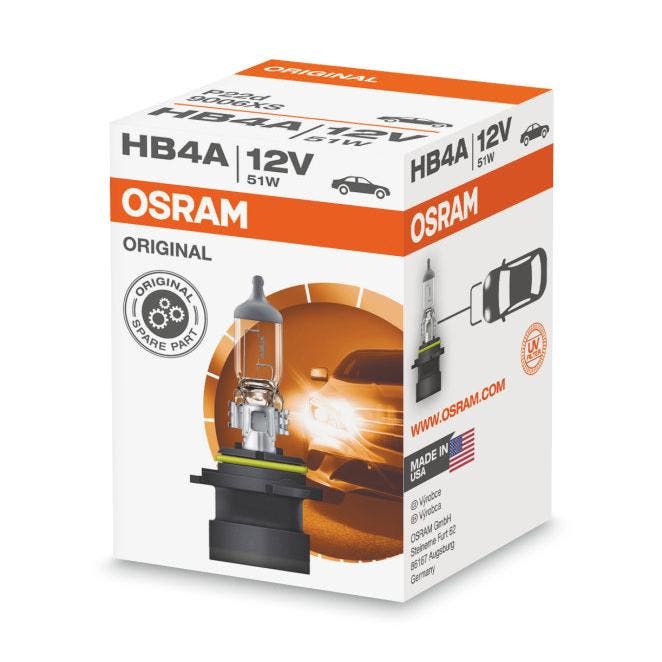 Osram HB4A Halogeen Lamp 12V P22d Original Line, Autos : Pièces & Accessoires, Éclairage, Enlèvement ou Envoi