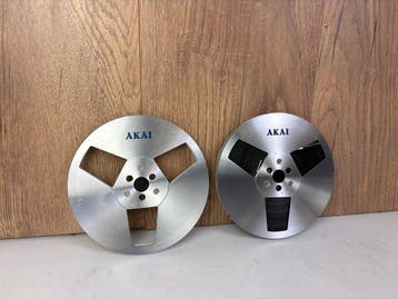Akai - Metal Reels - 18 cm spoelen met tape - 1980, Nieuw