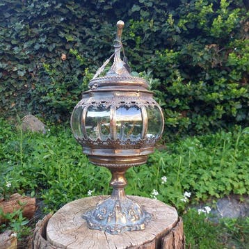Lanterne - Lanterne à bougie - 46 cm - Verre, Métal