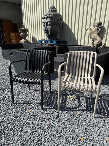 Tuinstoel met armleuning, twee kleuren (nieuw, outlet), Jardin & Terrasse