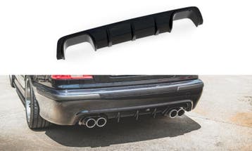 Maxton Design Diffuser Glans Zwart BMW 5 Serie E39 B3163, Nieuw, Achter, BMW