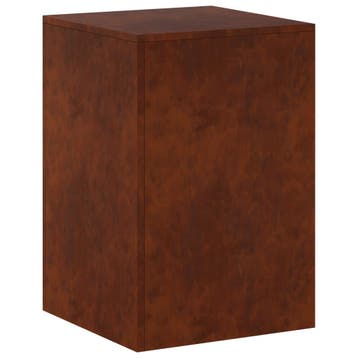 vidaXL Plantenstand Roestkleurig 40 x 40 x 60 cm weervast, Tuin en Terras, Verzenden, Nieuw