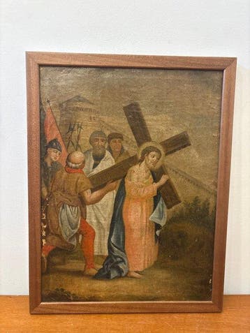 Italiaanse school (XVIII) - Via Crucis - NO RESERVE