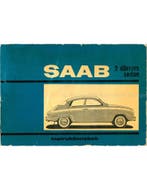1964 SAAB 96 SEDAN INSTRUCTIEBOEKJE ZWEEDS