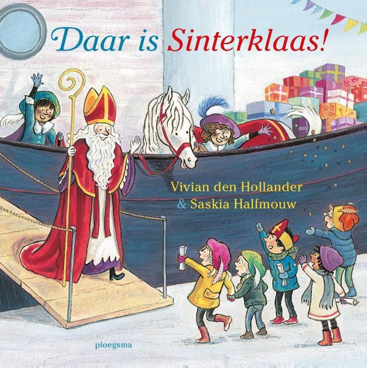 Daar is Sinterklaas! / Ploegsma kinder- & jeugdboeken, Boeken, Kinderboeken | Jeugd | 10 tot 12 jaar, Zo goed als nieuw, Verzenden