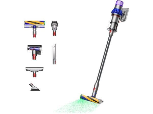 Veiling - Dyson V15 Detect Fluffy Blauw/Nikkel 476575-01, Electroménager, Aspirateurs