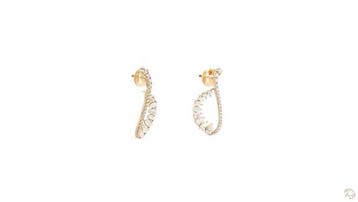 Oorbellen - 18 karaat Geel goud - 5.78ct. tw. Diamant