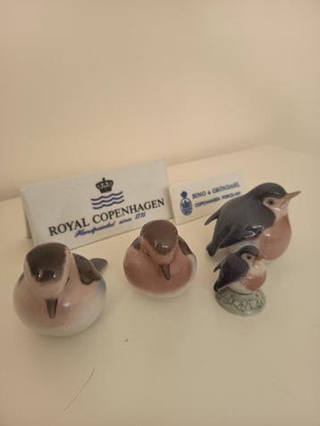 Royal Copenhagen, Bing & Grondahl - Figurine - Uccellini in