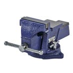 Bankschroef 100 mm. draaibare uitvoering met aambeeld, Doe-het-zelf en Bouw, Ophalen of Verzenden, Nieuw