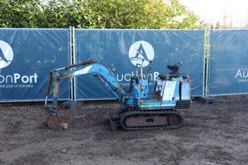 Veiling: Minigraver Kobelco SK007 Diesel 8pk, Ophalen