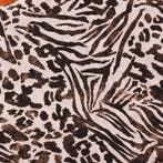 BA141 - Dierenprint Safari Mix-stof – gevlekt & zebraprint -