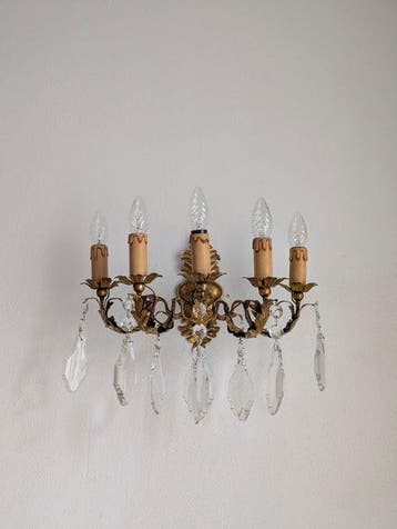 Applique murale - Fer - Cristallo