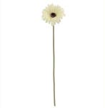 Gerbera 53 cm Creme Zijden bloemen / st, Huis en Inrichting, Woonaccessoires | Kunstplanten en Kunstbloemen, Nieuw