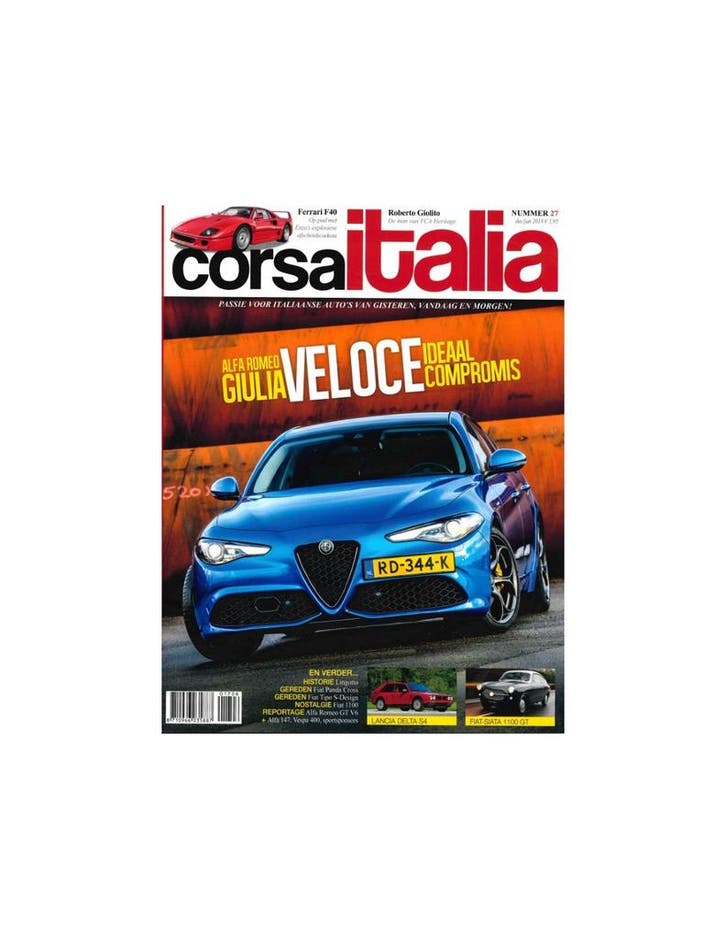 2018 CORSA ITALIA MAGAZINE 27 NEDERLANDS, Boeken, Auto's | Folders en Tijdschriften