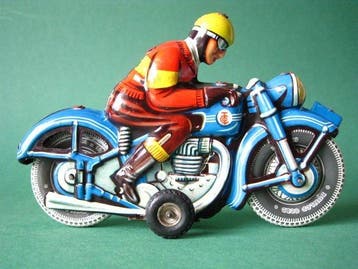 TippCo - Blikken speelgoed - Motorfiets - met frictie