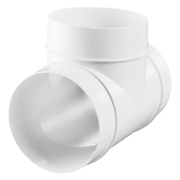 Kunststof T-stuk 90 graden - aansluitmaat Ø 150mm, Bricolage & Construction, Ventilation & Extraction, Envoi
