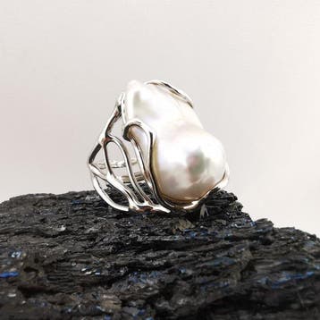 Parel - Argento 925 - Ring - perla edison